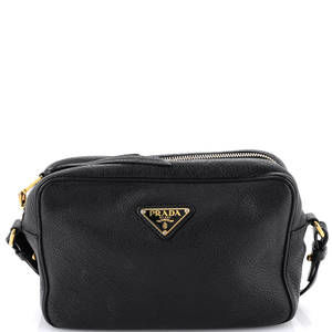 Prada Medium Double Zip Camera Bag Vitello Phenix
